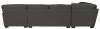 Jackson Furniture Industries 5473/62/30/76-58 Jackson Furniture Industries 5473/62/30/76-58 Crawford - 3 Piece Sectional With RSF Chaise And 10 Included Accent Pillows - Dark Gray