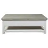 Riverside Furniture 37202 Cora - Large Cocktail Table - Cloud / Fog