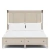Riverside Furniture 37570-37573-37576 Riverside Furniture 37570-37573-37576 Laguna - Queen Storage Bed - Beige