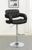 CoasterEssence 102555 Brandi - Adjustable Bar Stool - Black And Chrome