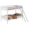 CoasterEveryday 405051WHT Littleton - Wood Twin Over Twin Bunk Bed - White