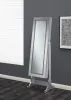 CoasterEssence 951017 Moore - Cheval Mirror With Jewelry Storage - Silver