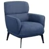 Coaster Fine Furniture 903083 Andrea - Upholstered Crecent Arm Accent Chair - Blue