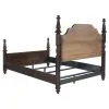 Coaster Fine Furniture 223631KW Andover - Four Poster California King Bed - Dark Oak