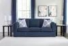 Benchcraft® 54502/38/35/23/14 Benchcraft® 54502/38/35/23/14 Evansley - 4 Pc. - Sofa, Loveseat, Chair And A Half, Ottoman - Navy