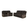 New Classic 20-U1816B-2NP Willow - 2 Piece Sofa & Loveseat - Brown