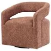 Coaster Fine Furniture 907539 Westhill - Boucle Upholstered Swivel Accent Chair - Berry