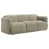 Coaster Fine Furniture 509814 Dorset - Fabric Upholstered Round Track Arm Sofa - Brown