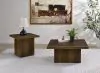 Coaster Fine Furniture 710888-S2 Devar - 2 Piece Square Coffee And End Table Set - Dark Pine