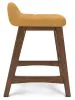 Ashley Furniture D615-424 Ashley Furniture D615-424 Lyncott - Upholstered Barstool (Set of 2) - Mustard / Brown