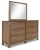 Ashley Furniture B974B1 Cabalynn - Dresser And Mirror - Light Brown