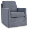 Ashley Furniture A3000646 Nenana Next-Gen Nuvella - Swivel Glider Accent Chair - Denim