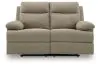 Ashley Furniture PC9140586 Side-Swipe - Reclining Loveseat - Mocha
