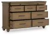 Ashley Furniture PCB782-31 Karallin - Dresser - Medium Brown