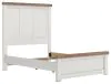 Benchcraft® B4615B3 Benchcraft® B4615B3 Savonport - Full Panel Bed - White / Brown