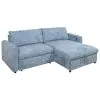 New Classic 27-U1812-2NP Finn - 2 Piece Sectional (LAF Sofa/Chaise) - Blue