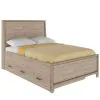 Samuel Lawrence Furniture S496-YBR-K2 River Creek - Full Panel Bed - River Birch Brown