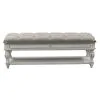 Liberty Furniture 244-BR47 Magnolia Manor - Bed Bench - Antique White