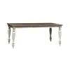 Liberty Furniture 661W-T4074 Whitney - Rectangular Leg Table - Antique Linen / Weathered Gray