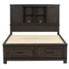 Liberty Furniture 759-BR-KBB Liberty Furniture 759-BR-KBB Thornwood Hills - King Bookcase Bed - Rock Beaten Brown