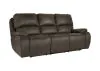 New Classic U093-30P2-BRN Brookings - Sofa With Power Headrest & Footrest - Brown