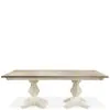 Riverside Furniture 59358-59551 Myra - Double Pedestal Dining Table - Paperwhite