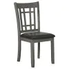 CoasterEveryday 108212 Lavon - Wood Dining Side Chair (Set of 2) - Medium Gray And Black