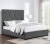 CoasterElevations 315900KE Bowfield - Upholstered Eastern King Panel Bed - Charcoal