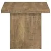 Coaster Fine Furniture 708067 Devar - Square Engineered Wood End Table - Mango Brown