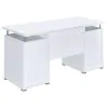 CoasterEveryday 800108 Tracy - 2-Drawer Office Computer Desk - White