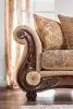 Furniture of America SM6407-LV Nicanor - Loveseat - Tan / Gold