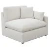Coaster Fine Furniture 551451-SETA Hobson - 5 Piece Upholstered Modular Sectional Sofa - Ivory