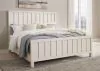 Benchcraft® B683B6 Shaybrock - King Panel Bed - Antique White