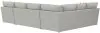 Jackson Furniture Industries 2340/62/30/76-28 Jackson Furniture Industries 2340/62/30/76-28 Stockbridge - 3 Piece Sectional With Comfort Coil Seating And 9 Included Accent Pillows (Right Side Facing Chaise) - Slate