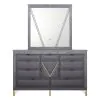New Classic 00-B1826-DM New Classic 00-B1826-DM Symmetry - Dresser & Mirror - Gray