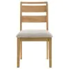 Coaster Fine Furniture 193652 Duncan - Ladder Back Dining Side Chair (Set of 2) - Washed Oak