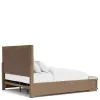Riverside Furniture 73986-73983-73979 Riverside Furniture 73986-73983-73979 Cascade - King Storage Bed With Light - Casual Mink