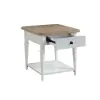 Liberty Furniture 762-OT1020 Turnberry Park - Rectangular End Table - Washed White