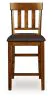 Ashley Furniture D594-124 Ralene - Upholstered Barstool (Set of 2) - Medium Brown