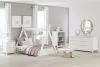 Ashley Furniture EB1810/230/231/122 Ashley Furniture EB1810/230/231/122 Hallityn - 3 Pc. - Bookcase, Dresser, Full Tent Complete Bed - White