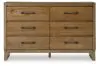 Ashley Furniture B833-31 Sherbana - Dresser - Light Brown