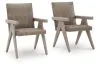 Ashley Furniture PCP690-601A Cliff Trails - Arm Chair (Set of 2) - Beige
