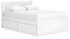 Ashley Furniture EB9630B12 Ashley Furniture EB9630B12 Onita - Queen Panel Platform Bed With 1 Side Storage - White