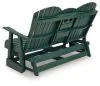 Ashley Furniture PCP115-835 Shell Beach - Loveseat Glider - Green