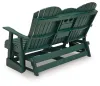 Ashley Furniture PCP115-835 Shell Beach - Loveseat Glider - Green