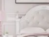 Ashley Furniture PCB1819-187 Kozlani - Full Upholstered Panel Headboard - White