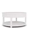 Riverside Furniture 30704 Rosalie - Round Cocktail Table - White