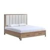 New Classic 00-B2123S-100 Anika - Storage 6/6 Eastern King Bed Only - White / Natural