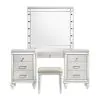 New Classic BA9698W-091 Valentino - Vanity Table Mirror (Bulbs Not Included) - White