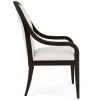 Riverside Furniture 27158 Riverside Furniture 27158 Lydia - Curved Upholstered Arm Chair (Set of 2) - White